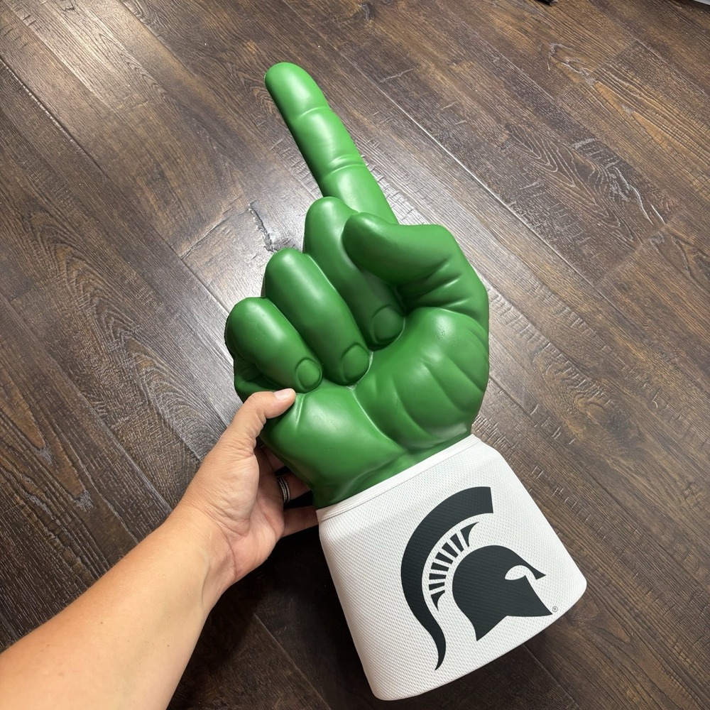 Michigan State 20" Radhand Foam Finger NCAA Ultimate Hands Brand College Sports